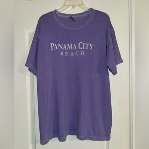 Purple comfort colors Panama City beach short sleeve tshirt